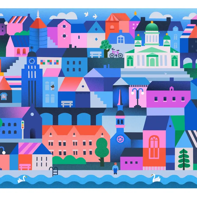 HOLIYAY PUZZLE 1000 PCS - CRÉPUSCULE À COPENHAGUE