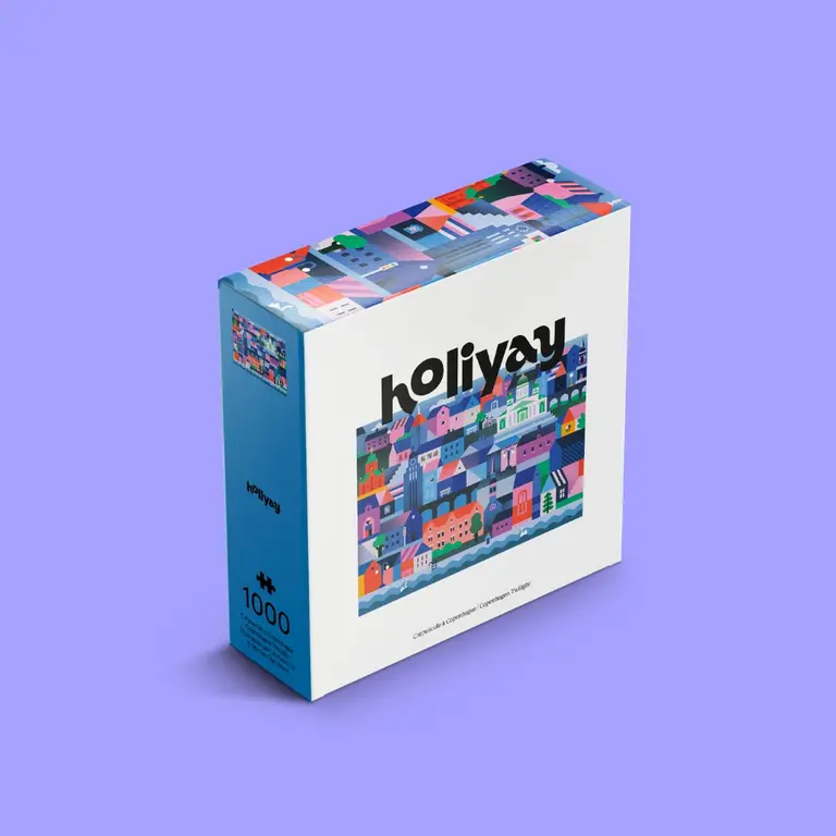 HOLIYAY PUZZLE 1000 PCS - CRÉPUSCULE À COPENHAGUE