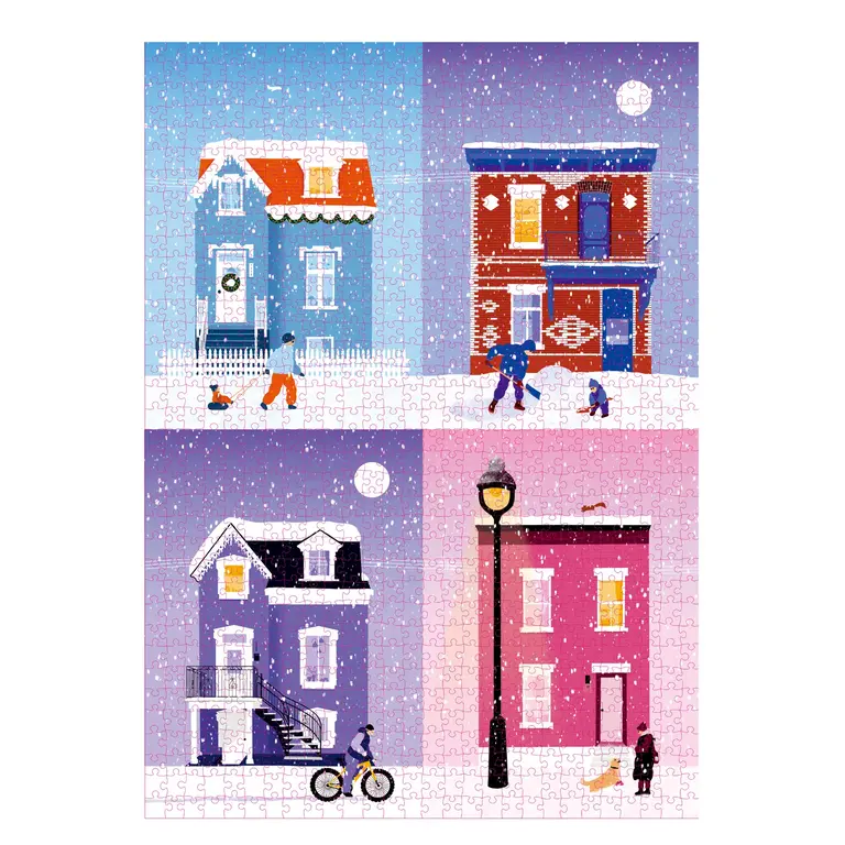 HOLIYAY PUZZLE 1000 PCS - MONTRÉAL SOUS LA NEIGE