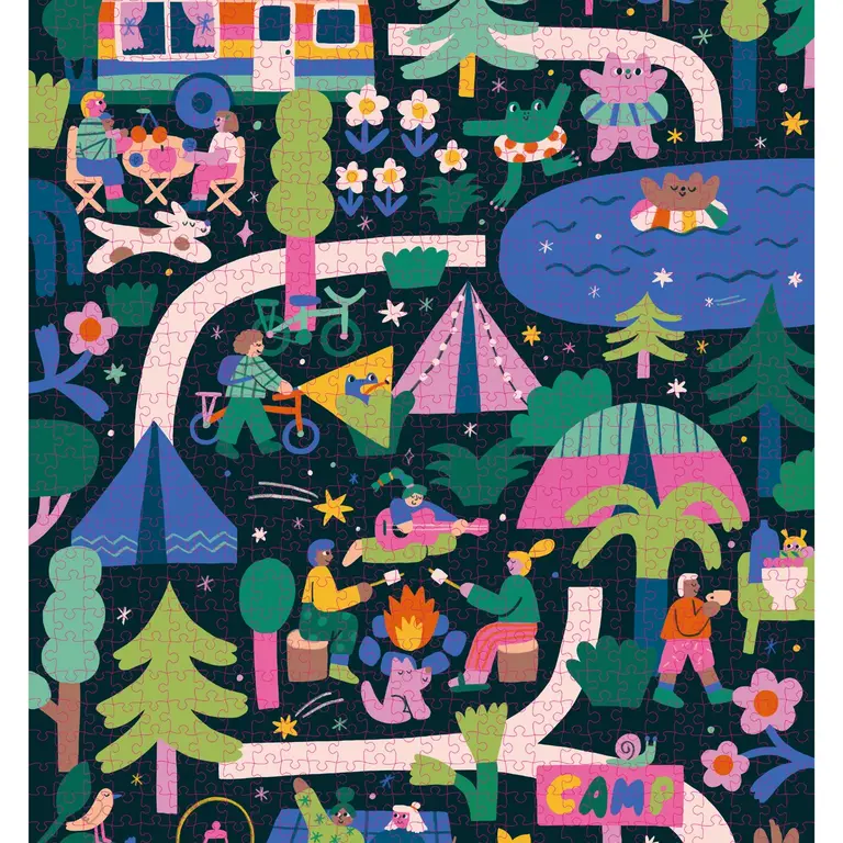 HOLIYAY PUZZLE 1000 PCS - CAMPING DES AMIS