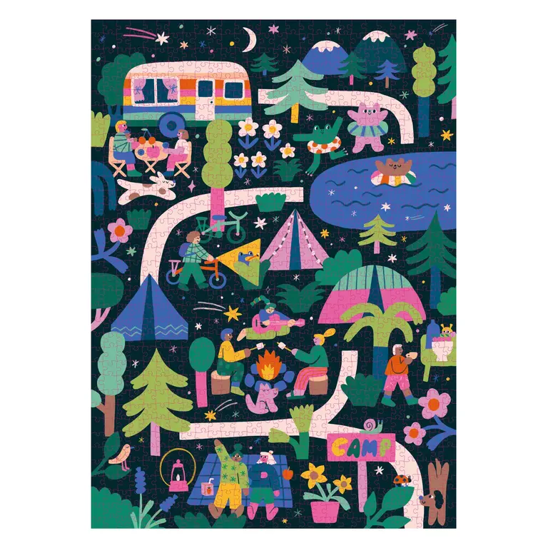 HOLIYAY PUZZLE 1000 PCS - CAMPING DES AMIS