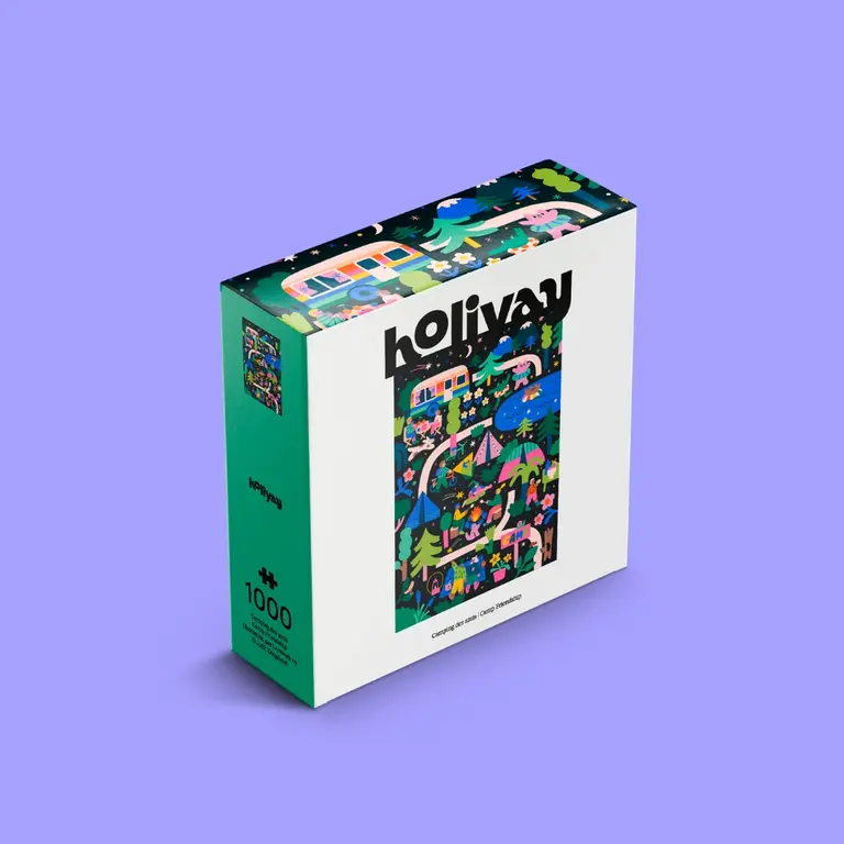 HOLIYAY PUZZLE 1000 PCS - CAMPING DES AMIS