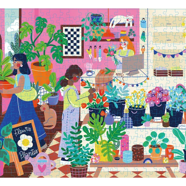 HOLIYAY PUZZLE 500 PCS - PLANTES ET FLEURS