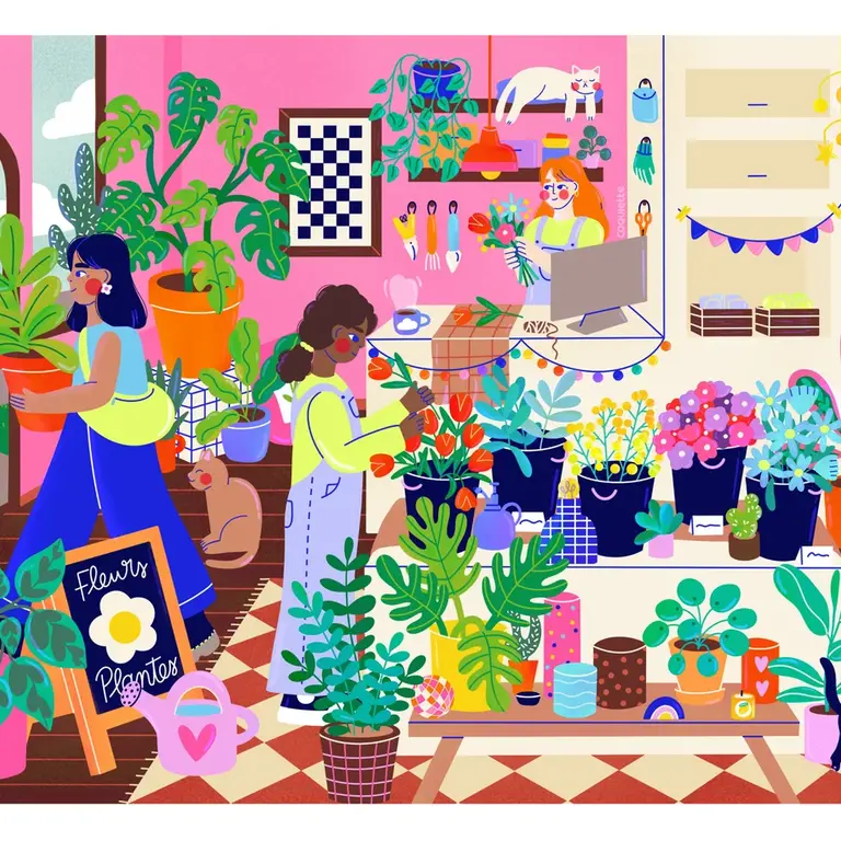 HOLIYAY PUZZLE 500 PCS - PLANTES ET FLEURS