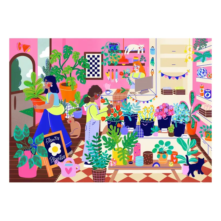 HOLIYAY PUZZLE 500 PCS - PLANTES ET FLEURS