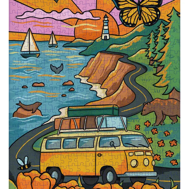 HOLIYAY PUZZLE 500 PCS - SUR LA ROUTE