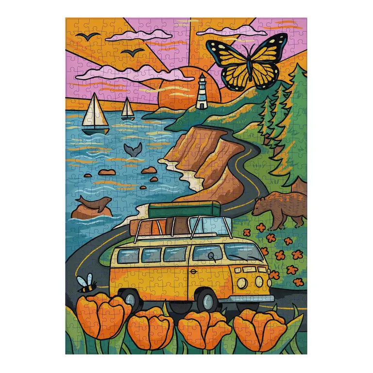 HOLIYAY PUZZLE 500 PCS - ON THE ROAD