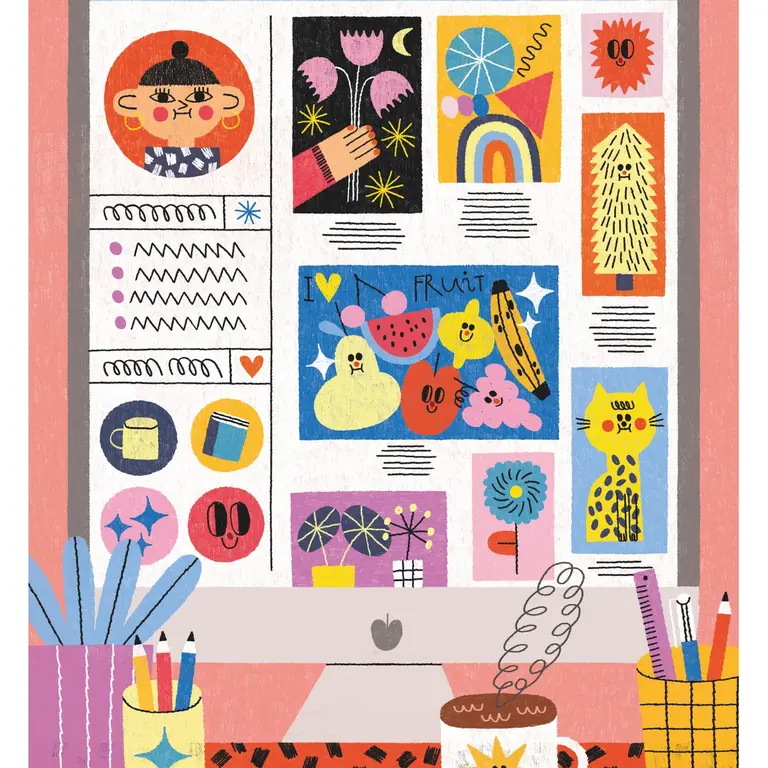 HOLIYAY PUZZLE 500 PCS - PORTFOLIO EN COULEUR