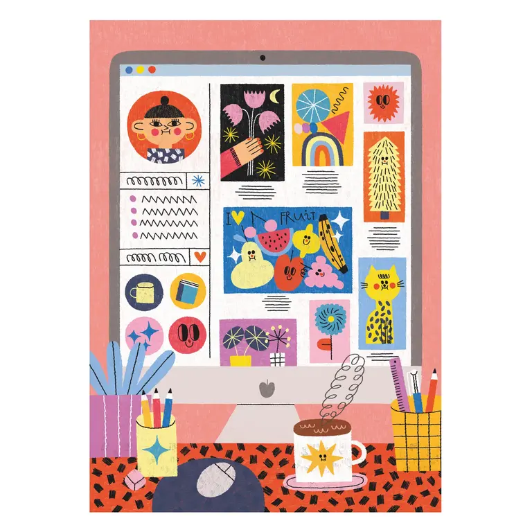 HOLIYAY PUZZLE 500 PCS - COLORFUL PORTFOLIO