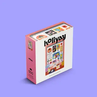 HOLIYAY PUZZLE 500 PCS - PORTFOLIO EN COULEUR
