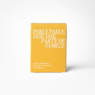 MEYEUR JEU DE CONVERSATION PARLE PARLE, JASE JASE - PARTY DE FAMILLE