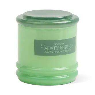 PADDYWAX BOUGIE EN VERRE AVEC COUVERCLE 7OZ  - MINTY VERDE