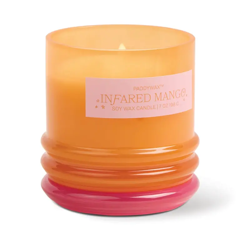 PADDYWAX BOUGIE EN VERRE AVEC COUVERCLE 7OZ  - INFRARED MANGO
