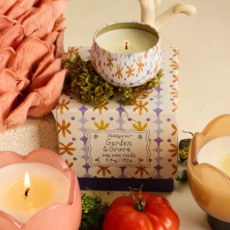 PADDYWAX BOUGIE MÉTALLIQUE 2 OZ - BRONZED GARDENIA