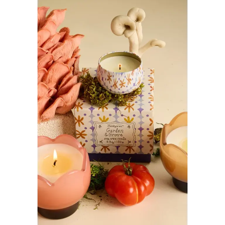 PADDYWAX TULIP TIN CANDLE 2OZ - BRONZED GARDENIA