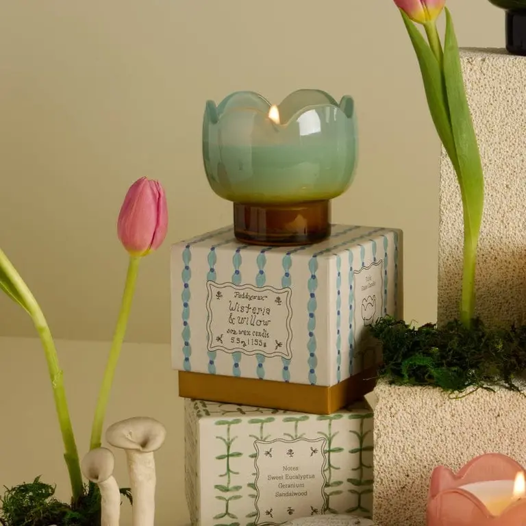 PADDYWAX BOUGIE MÉTALLIQUE 2 OZ - WISTERIA & WILLOW