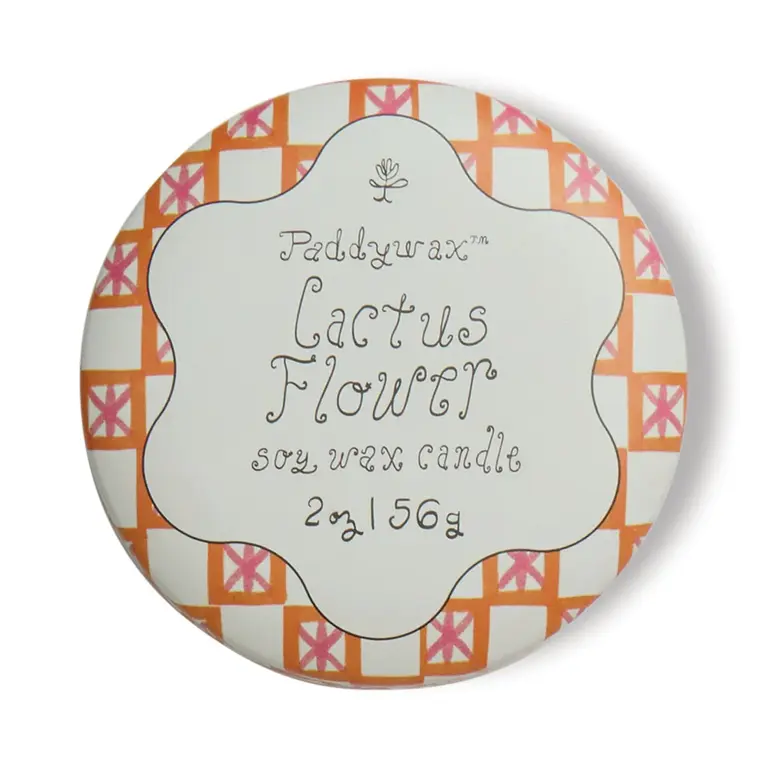 PADDYWAX BOUGIE MÉTALLIQUE 2 OZ - CACTUS FLOWER