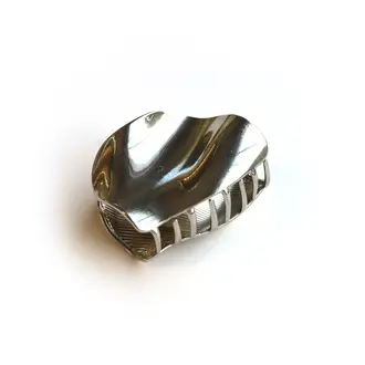 GIBOU PINCE À CHEVEUX MÉTALLIQUE LUDI - ARGENT