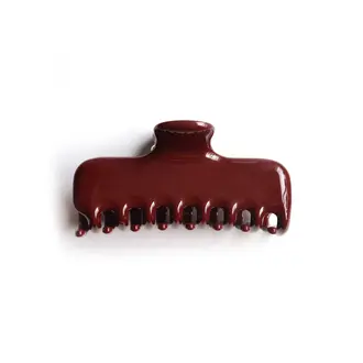 GIBOU GRANDE PINCE À CHEVEUX EFFET GEL - BORDEAUX