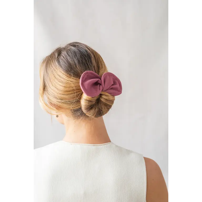 GIBOU ACCESSOIRE À CHIGNON EN TISSUS REVALORISÉ - TAUPE