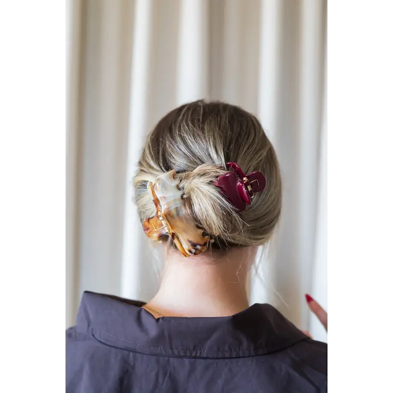GIBOU PETITE PINCE À CHEVEUX EFFET GEL - ROSÉ