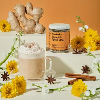 LAKE & OAK TEA CO. THÉ AUX SUPERALIMENTS - CHAÏ À LA CITROUILLE ÉPICÉE