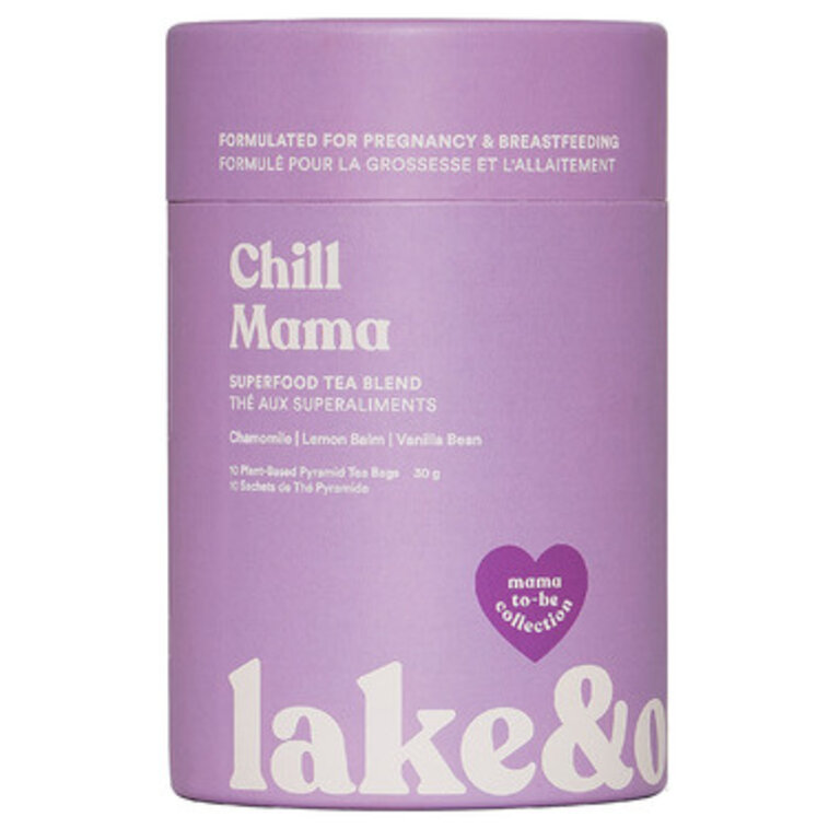 LAKE & OAK TEA CO. COLLECTION MAMA - THÉ AUX SUPERALIMENTS - CHILL MAMA