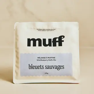 MUFF MÉLANGE À MUFFINS - BLEUETS SAUVAGES