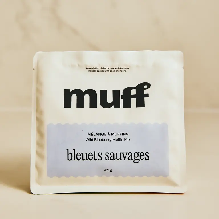 MUFF MÉLANGE À MUFFINS - BLEUETS SAUVAGES