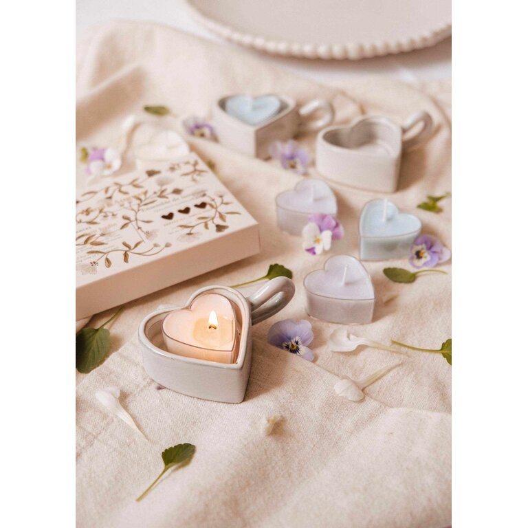 MIMI & AUGUST COFFRET DE LAMPIONS - BLUSH HEARTS