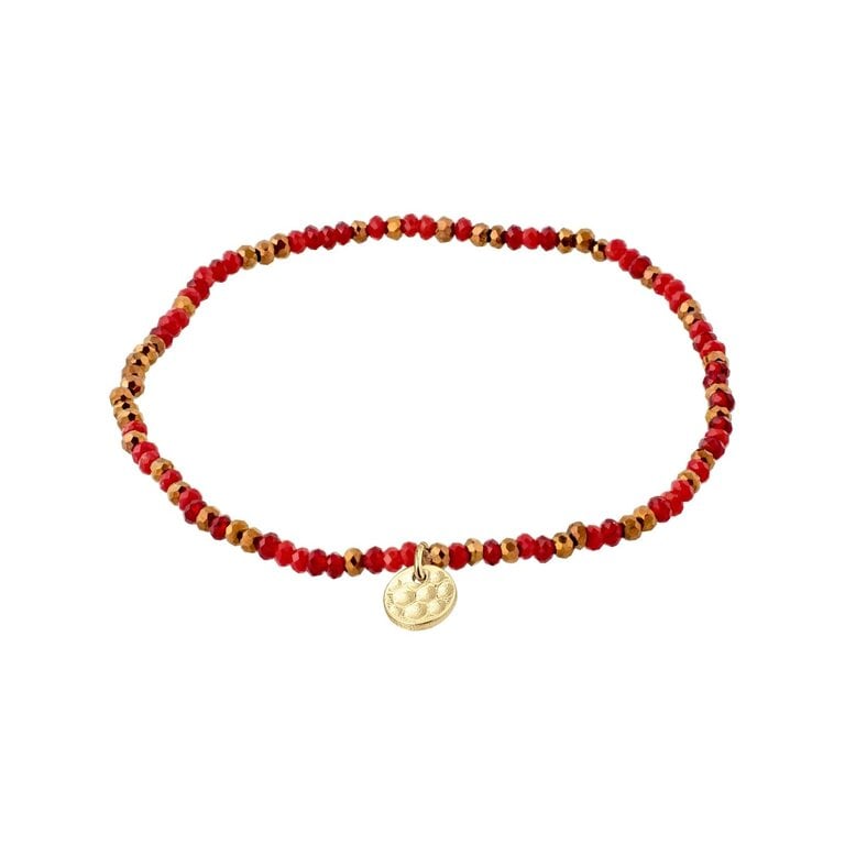 PILGRIM PILGRIM - BRACELET INDIE - ROUGE