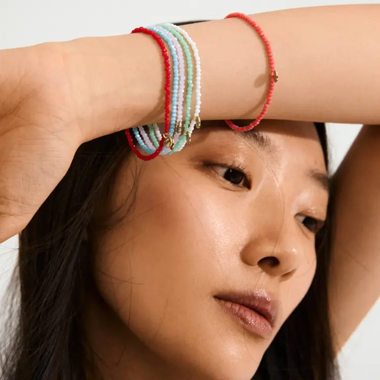PILGRIM INDIE BRACELET - RED