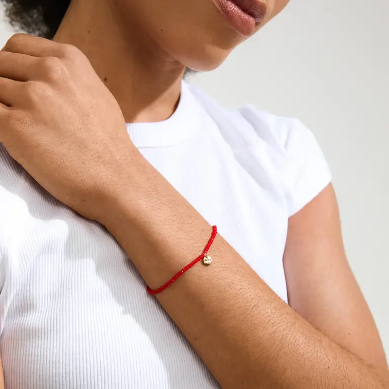 PILGRIM BRACELET INDIE - ROUGE