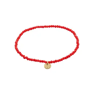 PILGRIM BRACELET INDIE - ROUGE
