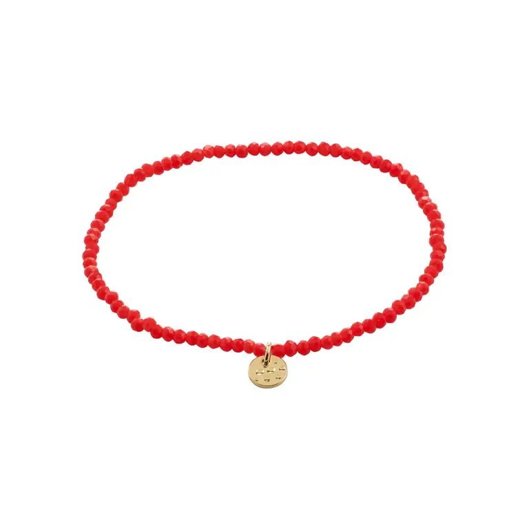 PILGRIM INDIE BRACELET - RED