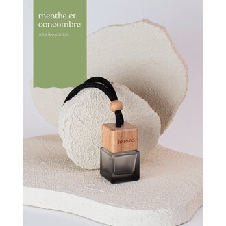 FEU & CO. FEU & CO - DIFFUSEUR POUR LA VOITURE - MENTHE ET CONCOMBRE