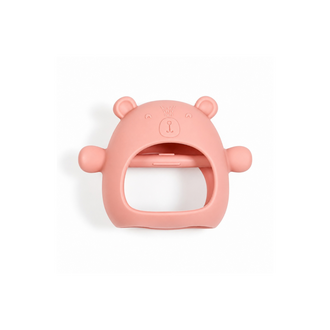 MITAINE DE DENTITION OURS - BLUSH