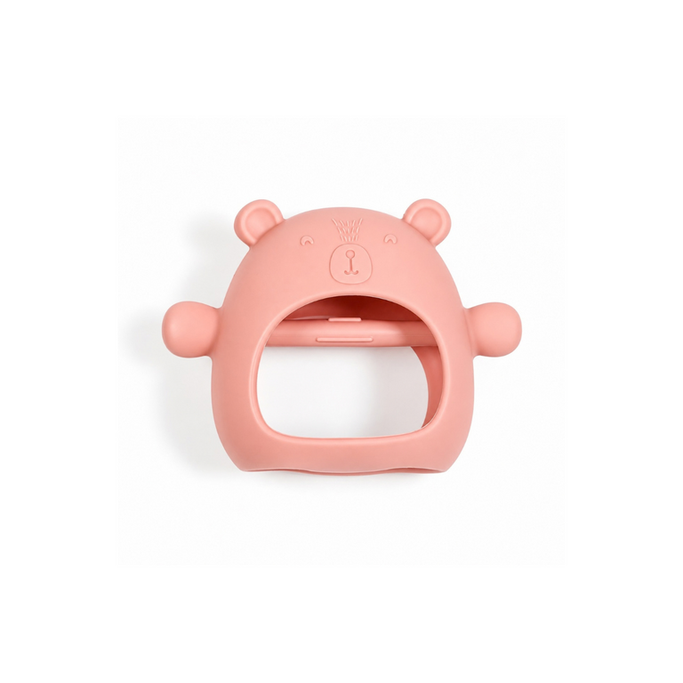 MITAINE DE DENTITION OURS - BLUSH