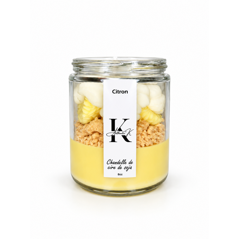 AUTHENTI-K BOUGIE DE SOJA - CITRON
