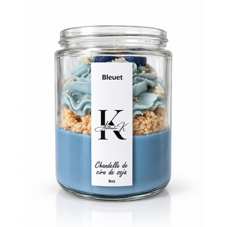 AUTHENTI-K BOUGIE DE SOJA - BLEUET