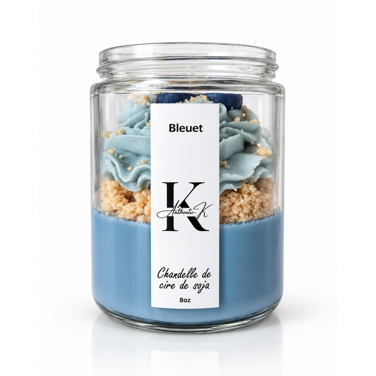 AUTHENTI-K BOUGIE DE SOJA - BLEUET