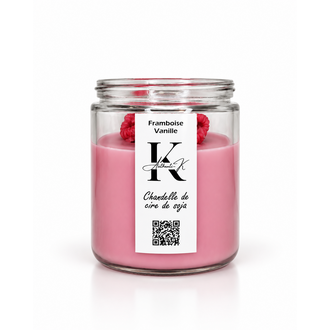AUTHENTI-K BOUGIE DE SOJA - FRAMBOISE VANILLE