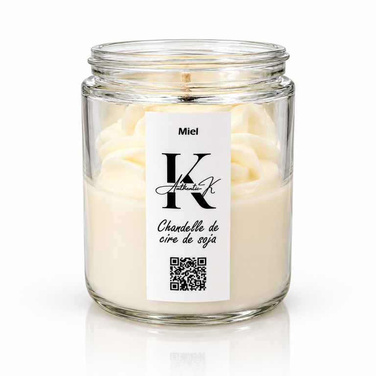 AUTHENTI-K AUTHENTI-K - BOUGIE DE SOJA - MIEL -