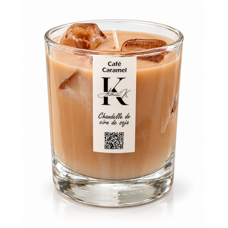 AUTHENTI-K BOUGIE DE SOJA - CAFÉ CARAMEL