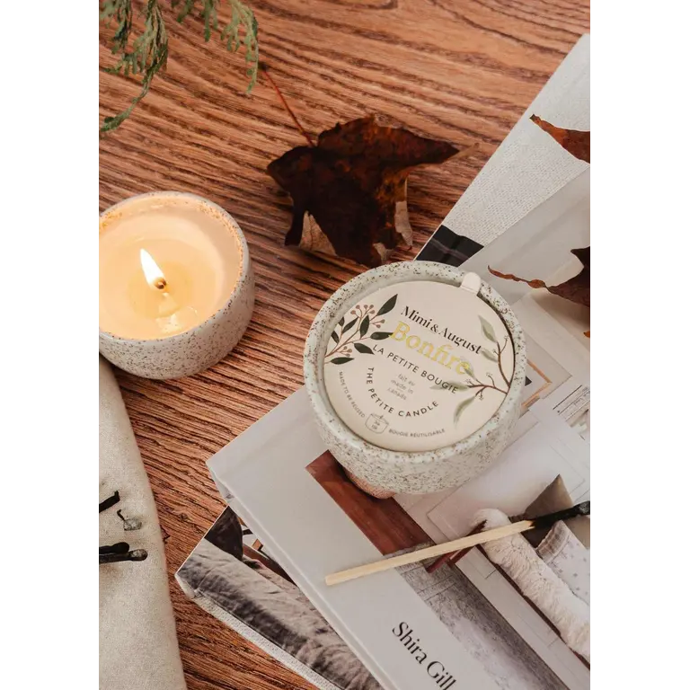 MIMI & AUGUST BOUGIE RÉUTILISABLE - BONFIRE