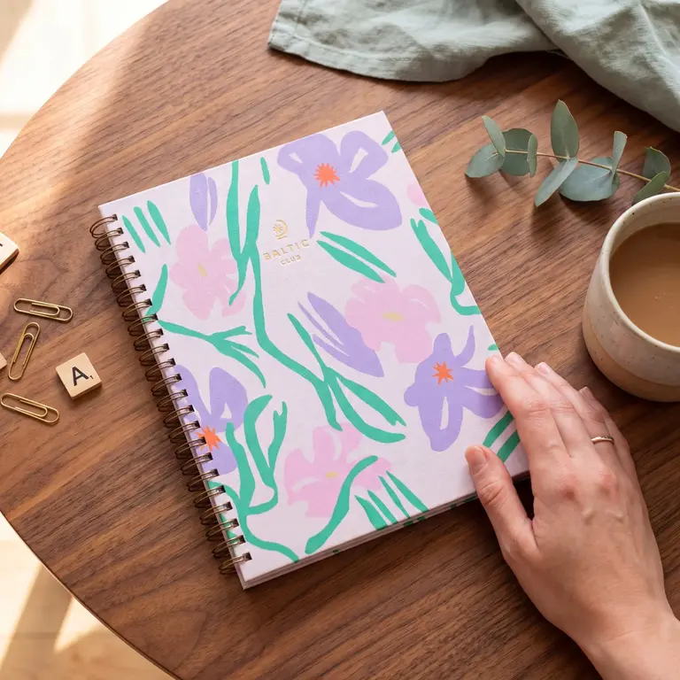 BALTIC CLUB SPIRAL NOTEBOOK - CROCUS