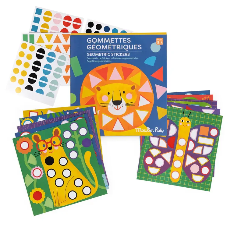 MOULIN ROTY GEOMETRIC STICKERS - LES TOUPITIS