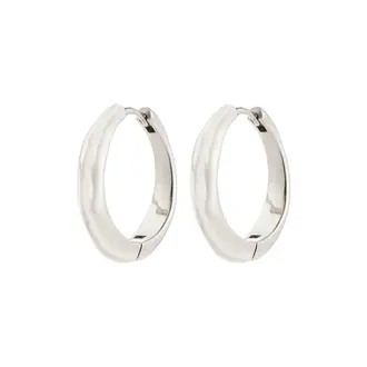 PILGRIM PILGRIM - BOUCLES D'OREILLES ONDULÉES HARRISON - ARGENT