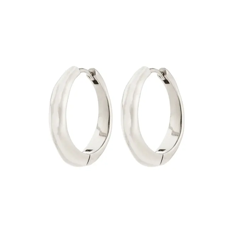 PILGRIM PILGRIM - BOUCLES D'OREILLES ONDULÉES HARRISON - ARGENT