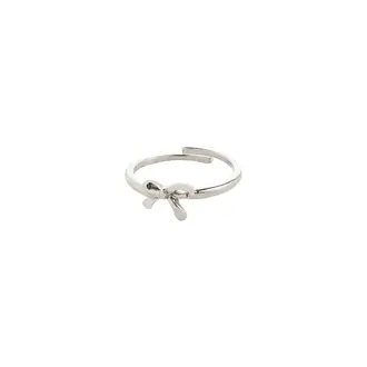 PILGRIM PILGRIM - BAGUE AJUSTABLE BOUCLE LULU - ARGENT